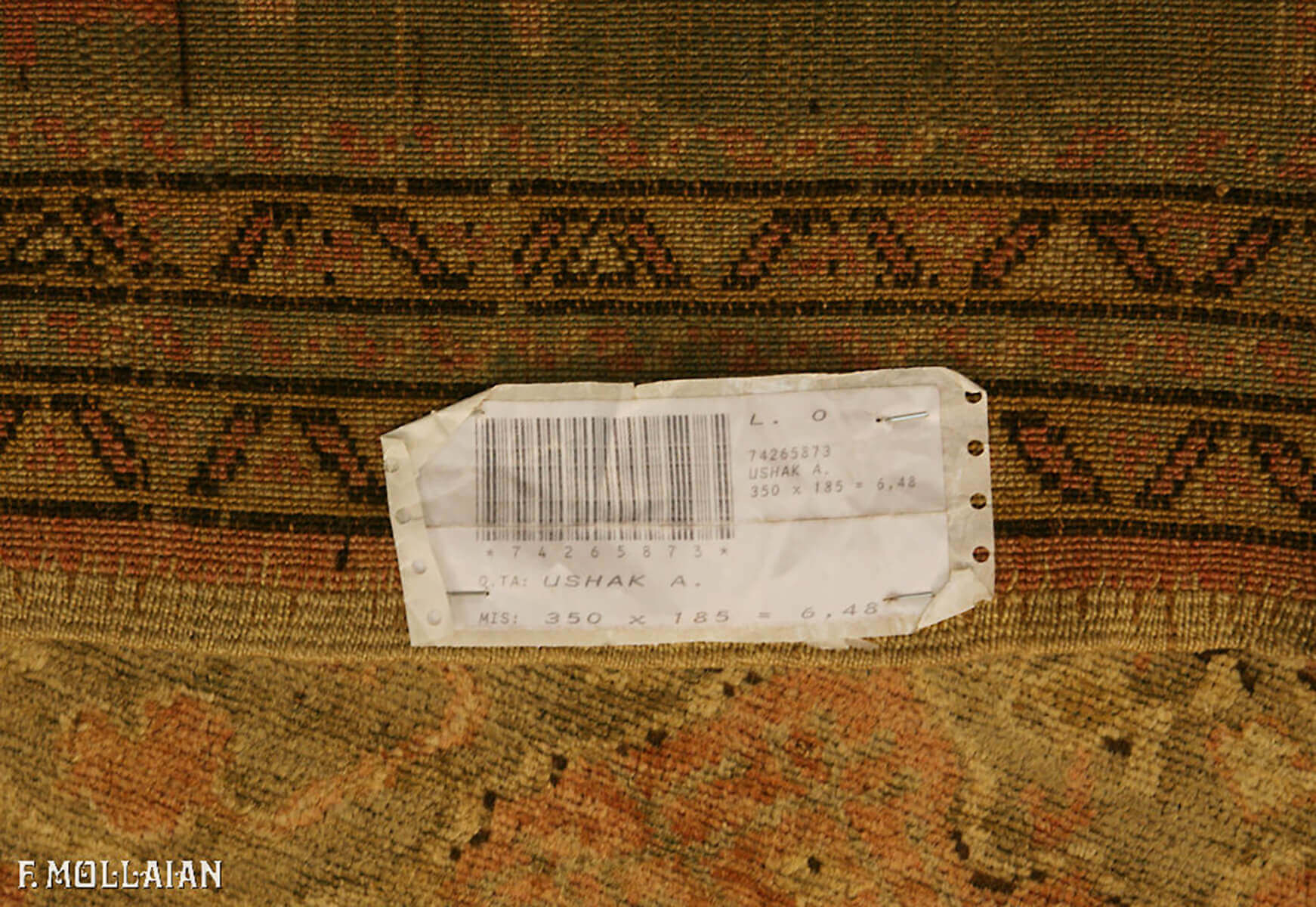 Semi-Antique Turkish Ushak (Oushak) Carpet n°:74265873